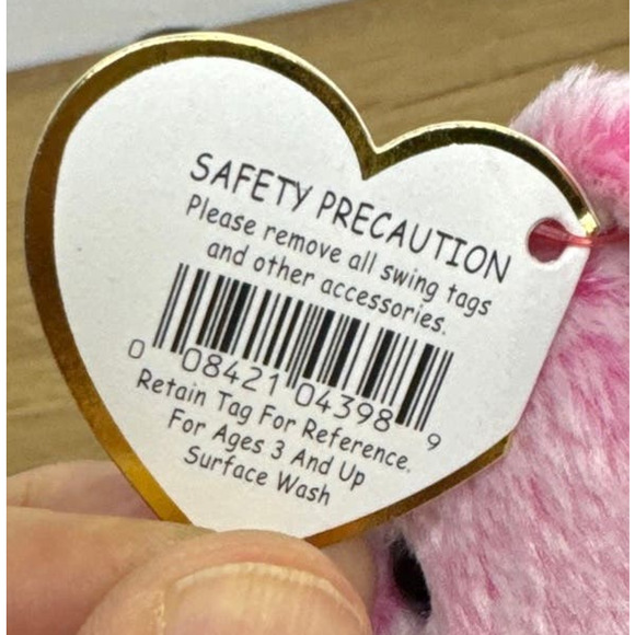 2001 TY Beanie Baby Romance Bear - Picture 7 of 9